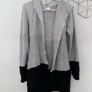 Gray and Black Women's Sweater